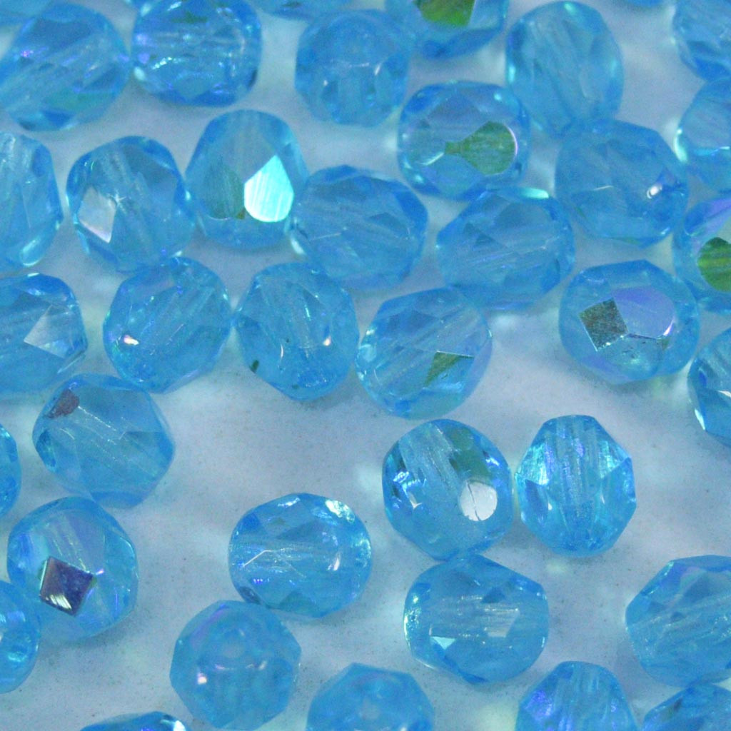 Cristal 4 mm Transparente Irizado Azul Claro 708432