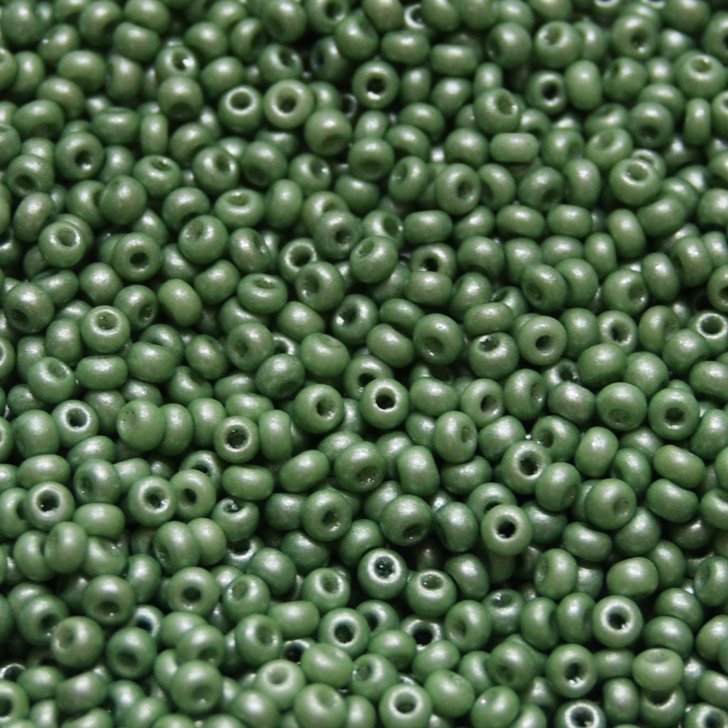 Miçanga 9/0  = 2,6 mm Cintilante Verde Preciosa / Jablonex