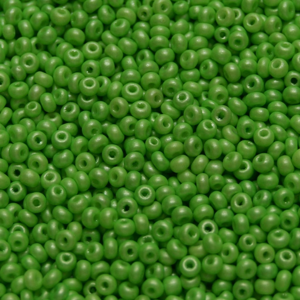Miçanga 9/0  = 2,6 mm Cintilante Verde Médio Preciosa / Jablonex
