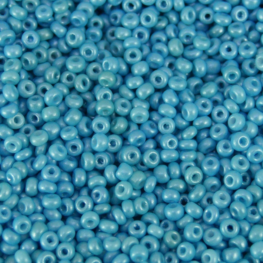Miçanga 9/0 = 2,6 mm Cintylante Azul Turquesa Preciosa / Jablonex