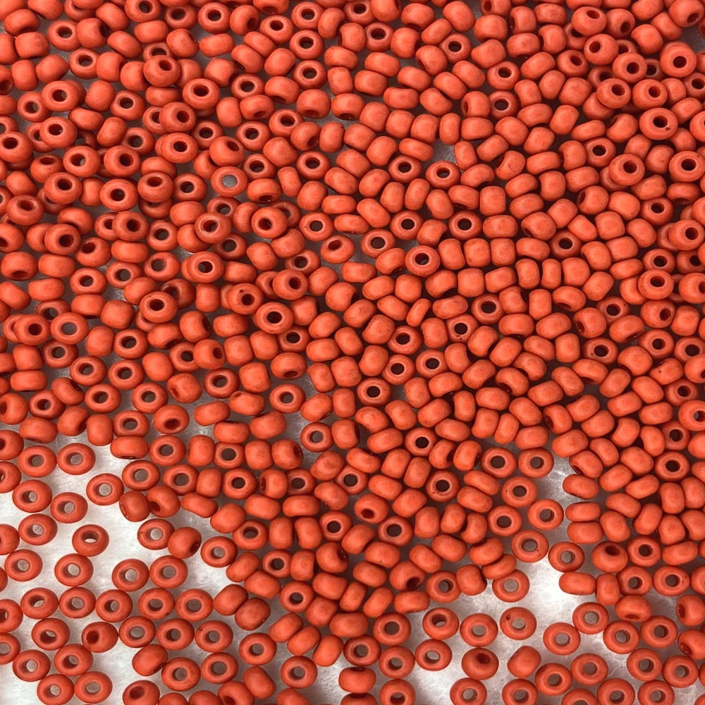 Miçanga 9/0 = 2,6 mm Mosaico Vermelha Média Preciosa / Jablonex