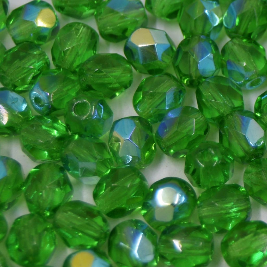 Cristal 6 mm Transparente Irizado Verde 711596