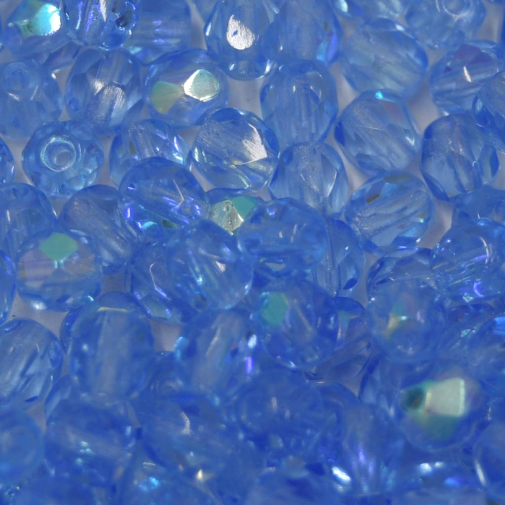 Cristal 5 mm Transparente Irizado Azul Anil 711789