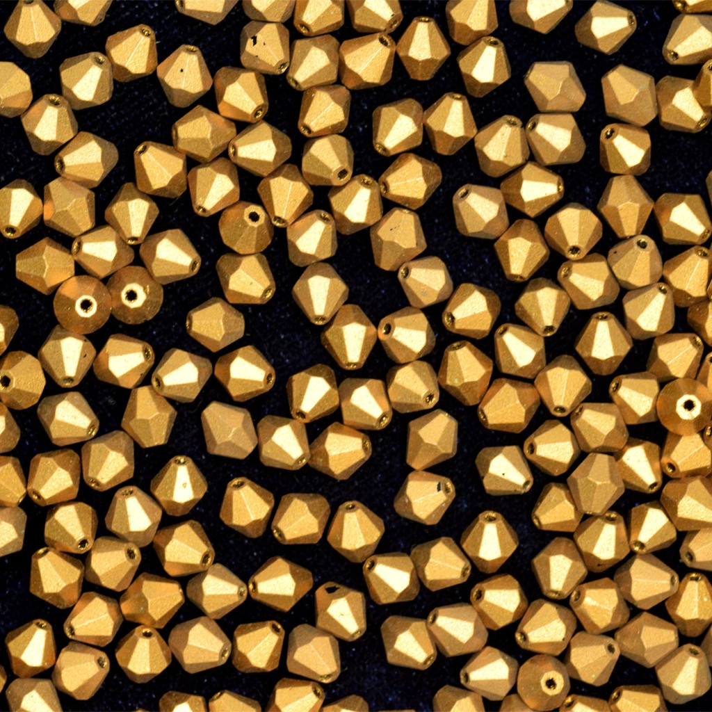 Balão 5 mm  Lapidado Metalizado Dourado 712174