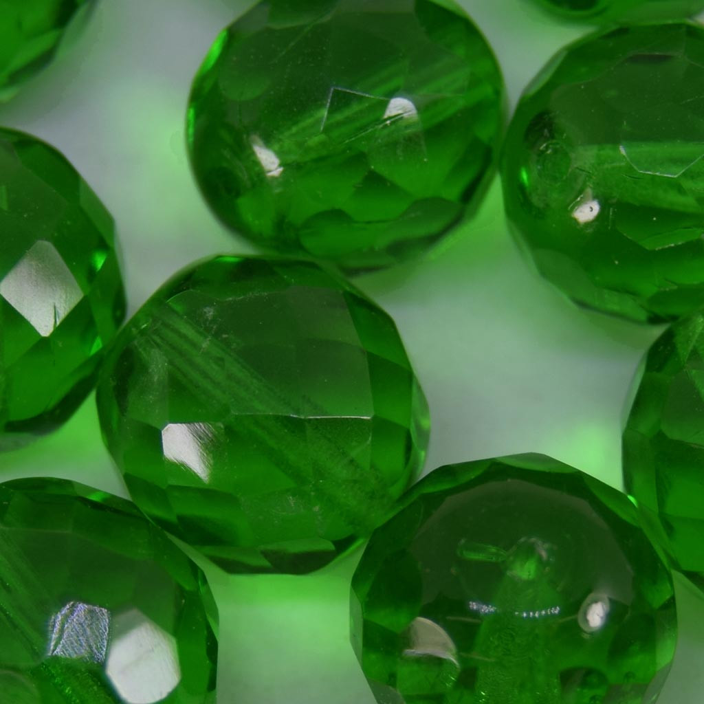 Cristal 16 mm Transparente Verde Bandeira 712186