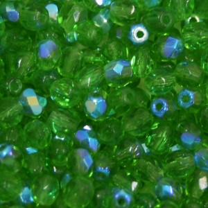 Cristal 4 mm Transparente Irizado Verde 708441
