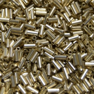Canutilho 2" = 4,7 mm Metalizado Metal Médio Preciosa / Jablonex