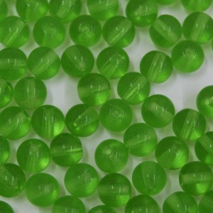 Conta de vidro Transparente Verde Claro 6 mm 711281