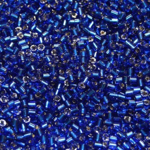 Vidrilho 9/0 = 2,4 mm Espelhado Azul Preciosa / Jablonex