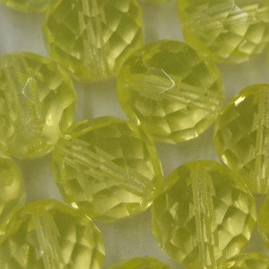 Cristal 14 mm Transparente Amarelo Limão 711633