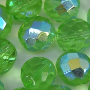 Cristal 10 mm Transparente Irizado Verde 711722